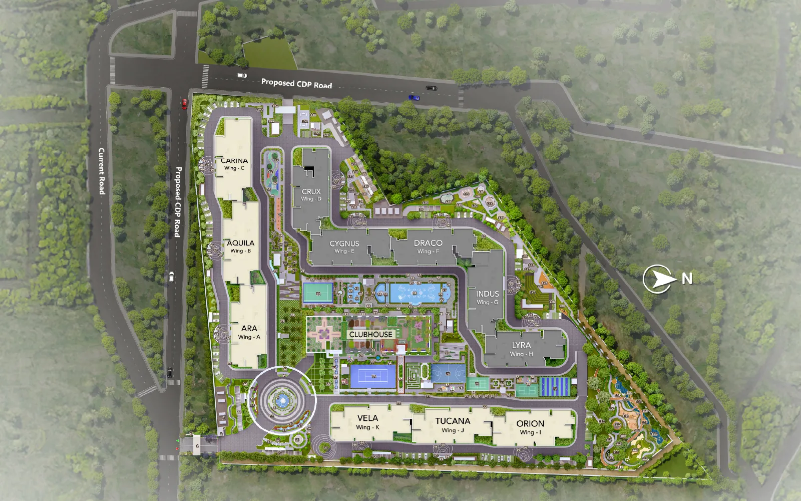 Masterplan of the Edition residential development